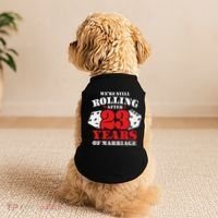 Couples Married 23 Years Funny 23rd Wedding Anniversary Doggie Tank thumb 2
