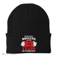 Couples Married 23 Years Funny 23rd Wedding Anniversary Beanie thumb 0