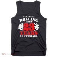 Couples Married 23 Years Funny 23rd Wedding Anniversary Tank Top thumb 0