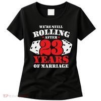Couples Married 23 Years Funny 23rd Wedding Anniversary Women's T-Shirt thumb 0