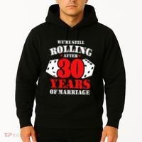 Couples Married 30 Years Funny 30th Wedding Anniversary Hoodie thumb 2