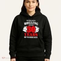 Couples Married 30 Years Funny 30th Wedding Anniversary Hoodie thumb 5