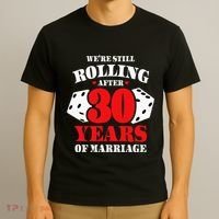 Couples Married 30 Years Funny 30th Wedding Anniversary T-Shirt thumb 3