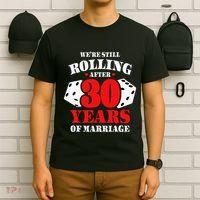 Couples Married 30 Years Funny 30th Wedding Anniversary T-Shirt thumb 6