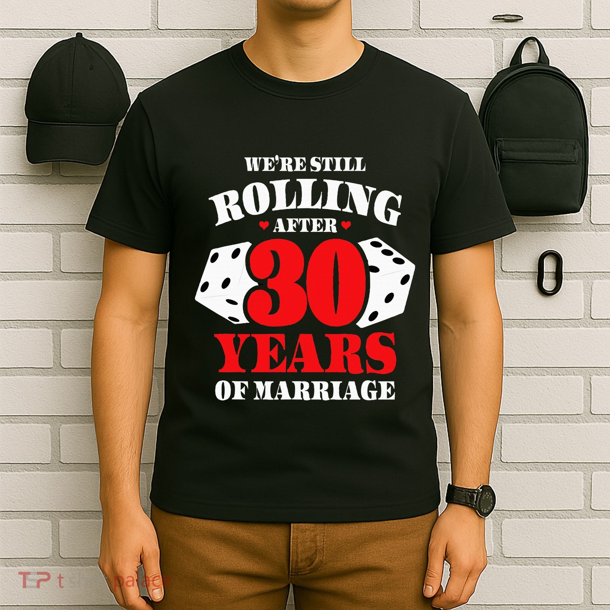 Couples Married 30 Years Funny 30th Wedding Anniversary T-Shirt