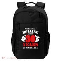Couples Married 30 Years Funny 30th Wedding Anniversary Backpack thumb 0