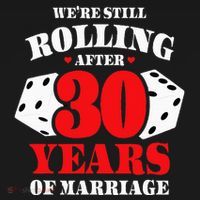 Couples Married 30 Years Funny 30th Wedding Anniversary Bucket Hat thumb 4
