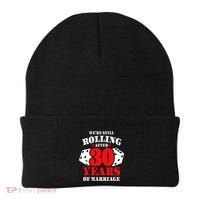 Couples Married 30 Years Funny 30th Wedding Anniversary Beanie thumb 0