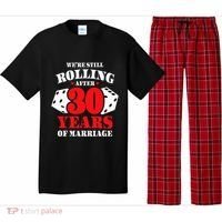 Couples Married 30 Years Funny 30th Wedding Anniversary Pajama Set thumb 0