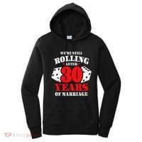 Couples Married 30 Years Funny 30th Wedding Anniversary Women's Hoodie thumb 0