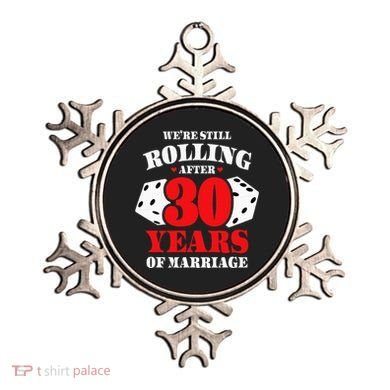 Couples Married 30 Years Funny 30th Wedding Anniversary Ornament