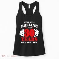 Couples Married 30 Years Funny 30th Wedding Anniversary Women's Tank Top thumb 0