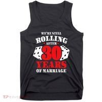 Couples Married 30 Years Funny 30th Wedding Anniversary Tank Top thumb 0