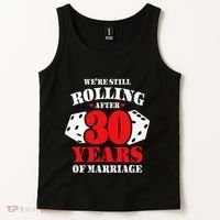 Couples Married 30 Years Funny 30th Wedding Anniversary Tank Top thumb 2
