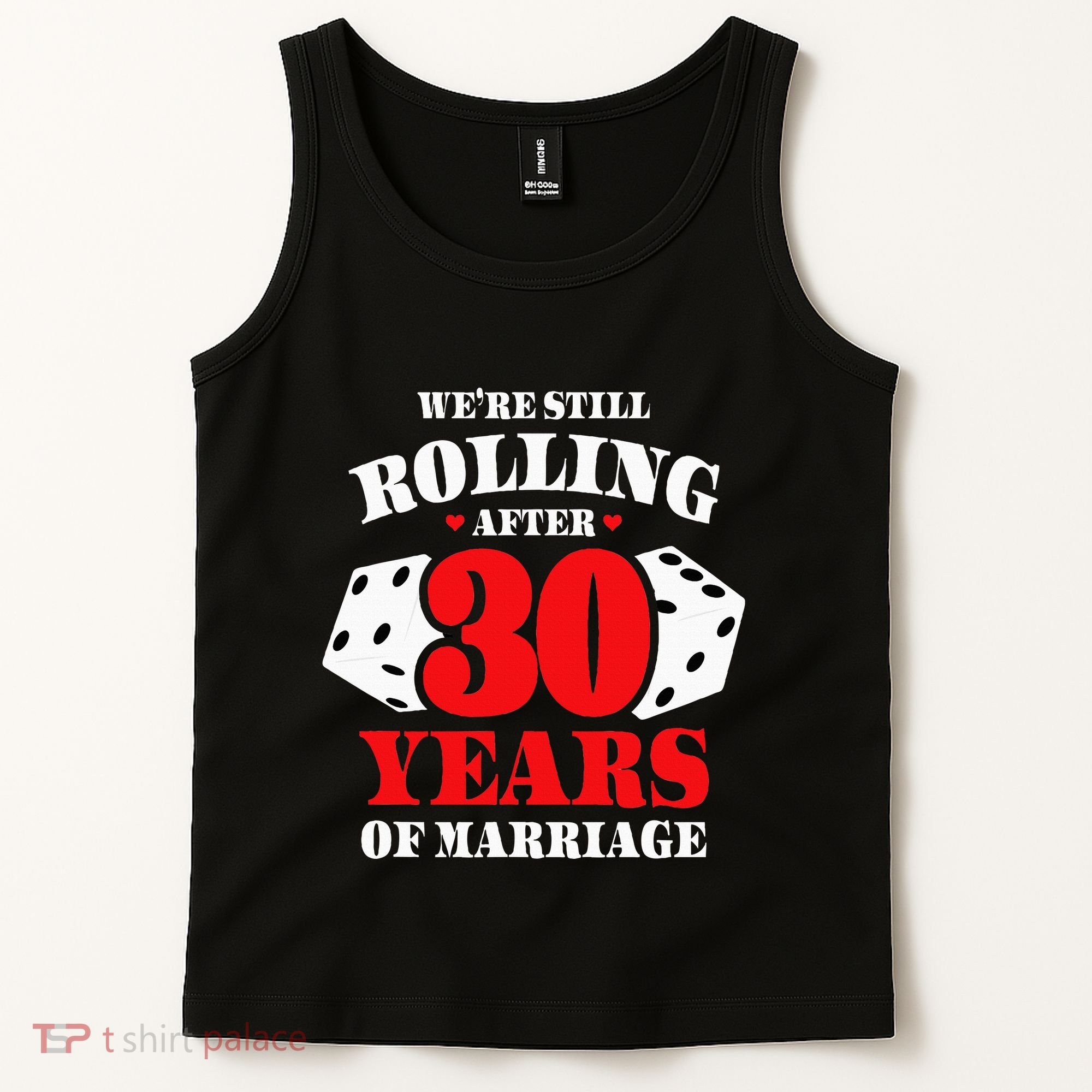 Couples Married 30 Years Funny 30th Wedding Anniversary Tank Top