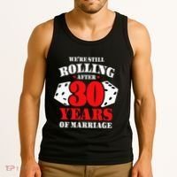 Couples Married 30 Years Funny 30th Wedding Anniversary Tank Top thumb 3