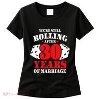 Couples Married 30 Years Funny 30th Wedding Anniversary Women's T-Shirt thumb 0