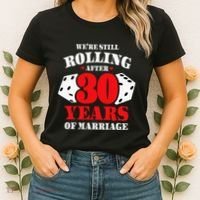 Couples Married 30 Years Funny 30th Wedding Anniversary Women's T-Shirt thumb 2
