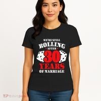 Couples Married 30 Years Funny 30th Wedding Anniversary Women's T-Shirt thumb 4