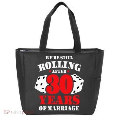 Couples Married 30 Years Funny 30th Wedding Anniversary Tote Bag