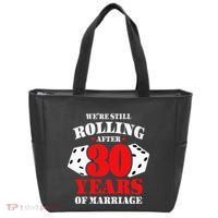 Couples Married 30 Years Funny 30th Wedding Anniversary Tote Bag thumb 0