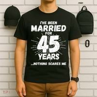 Couples Married 45 Years Funny 45th Wedding Anniversary T-Shirt thumb 6