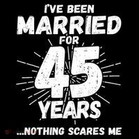 Couples Married 45 Years Funny 45th Wedding Anniversary Ornament thumb 1
