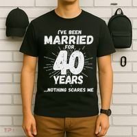 Couples Married 40 Years Funny 40th Wedding Anniversary T-Shirt thumb 6