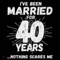 Couples Married 40 Years Funny 40th Wedding Anniversary Coaster thumb 2