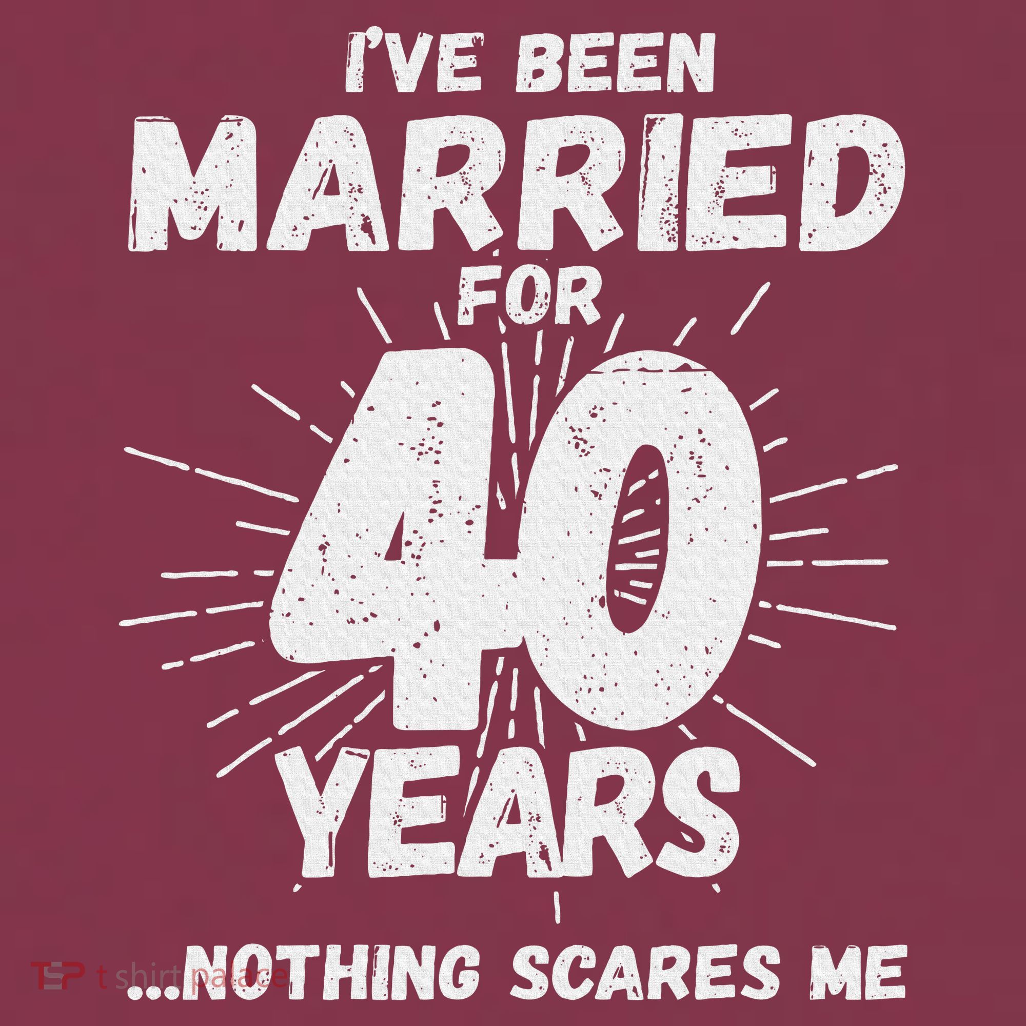 Couples Married 40 Years Funny 40th Wedding Anniversary 16oz Travel Tumbler