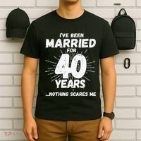 Couples Married 40 Years Funny 40th Wedding Anniversary T-Shirt thumb 6