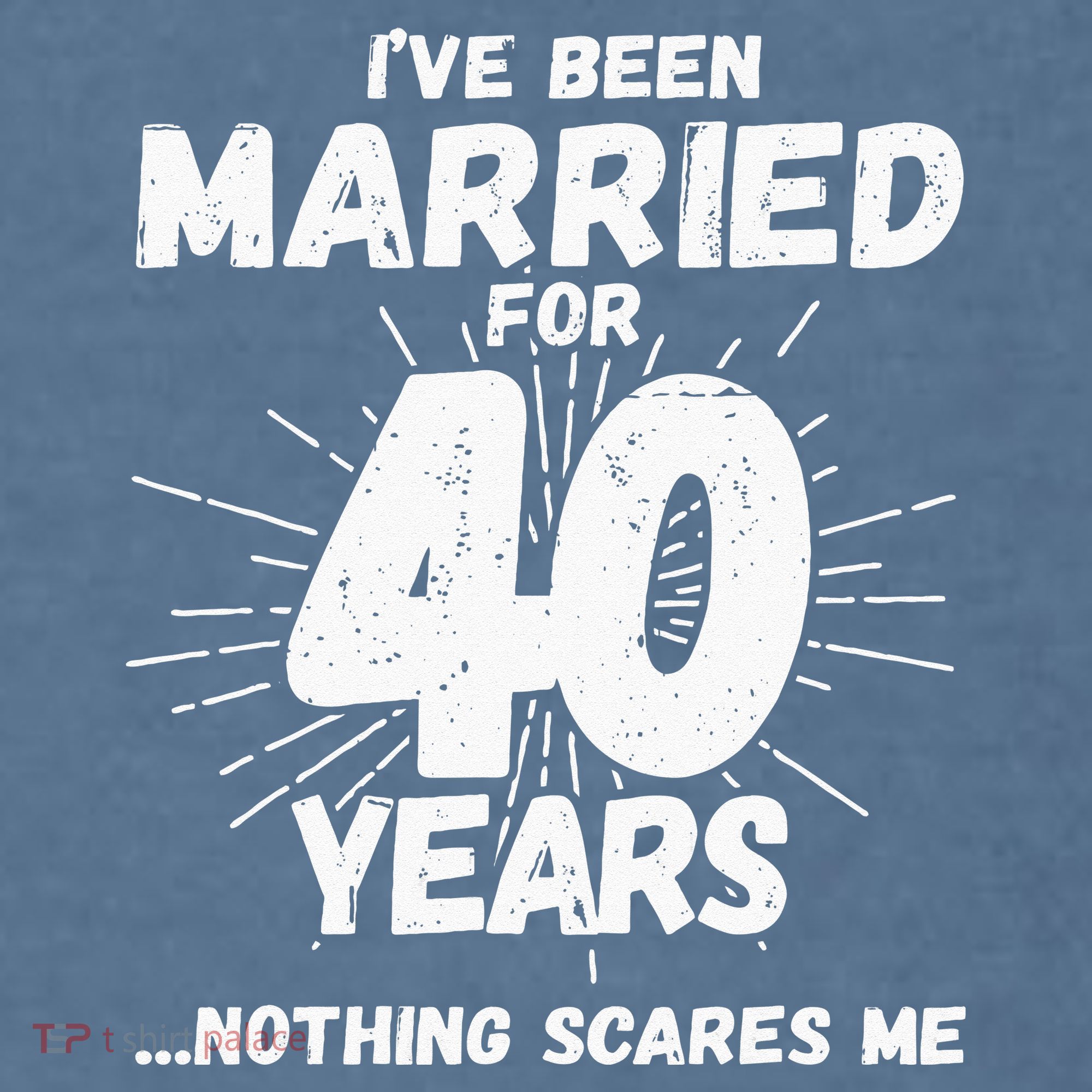 Couples Married 40 Years Funny 40th Wedding Anniversary Comfort Colors Garment-Dyed Hooded Sweatshirt