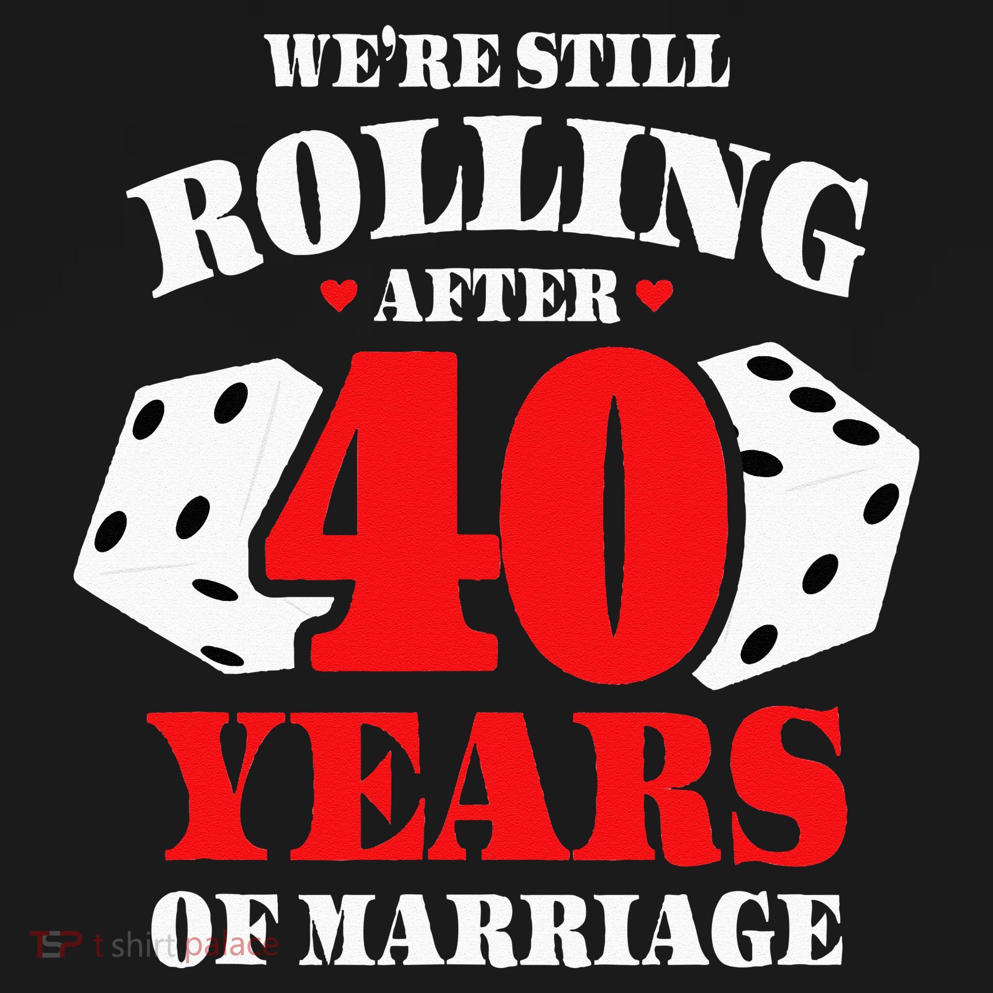 Couples Married 40 Years Funny 40th Wedding Anniversary Doggie Tank