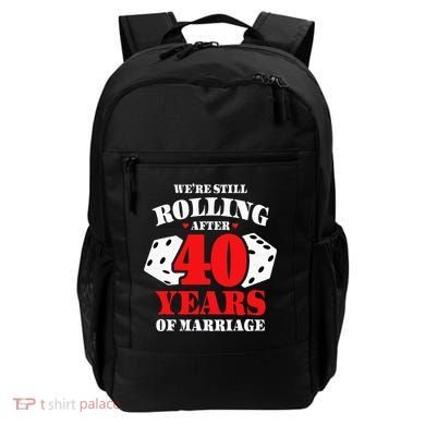 Couples Married 40 Years Funny 40th Wedding Anniversary Backpack