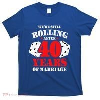 Couples Married 40 Years Funny 40th Wedding Anniversary T-Shirt thumb 0