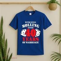 Couples Married 40 Years Funny 40th Wedding Anniversary T-Shirt thumb 2