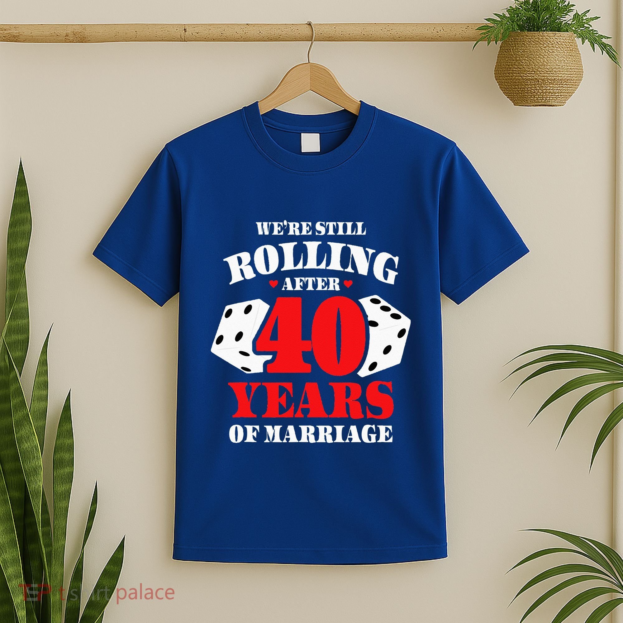 Couples Married 40 Years Funny 40th Wedding Anniversary T-Shirt