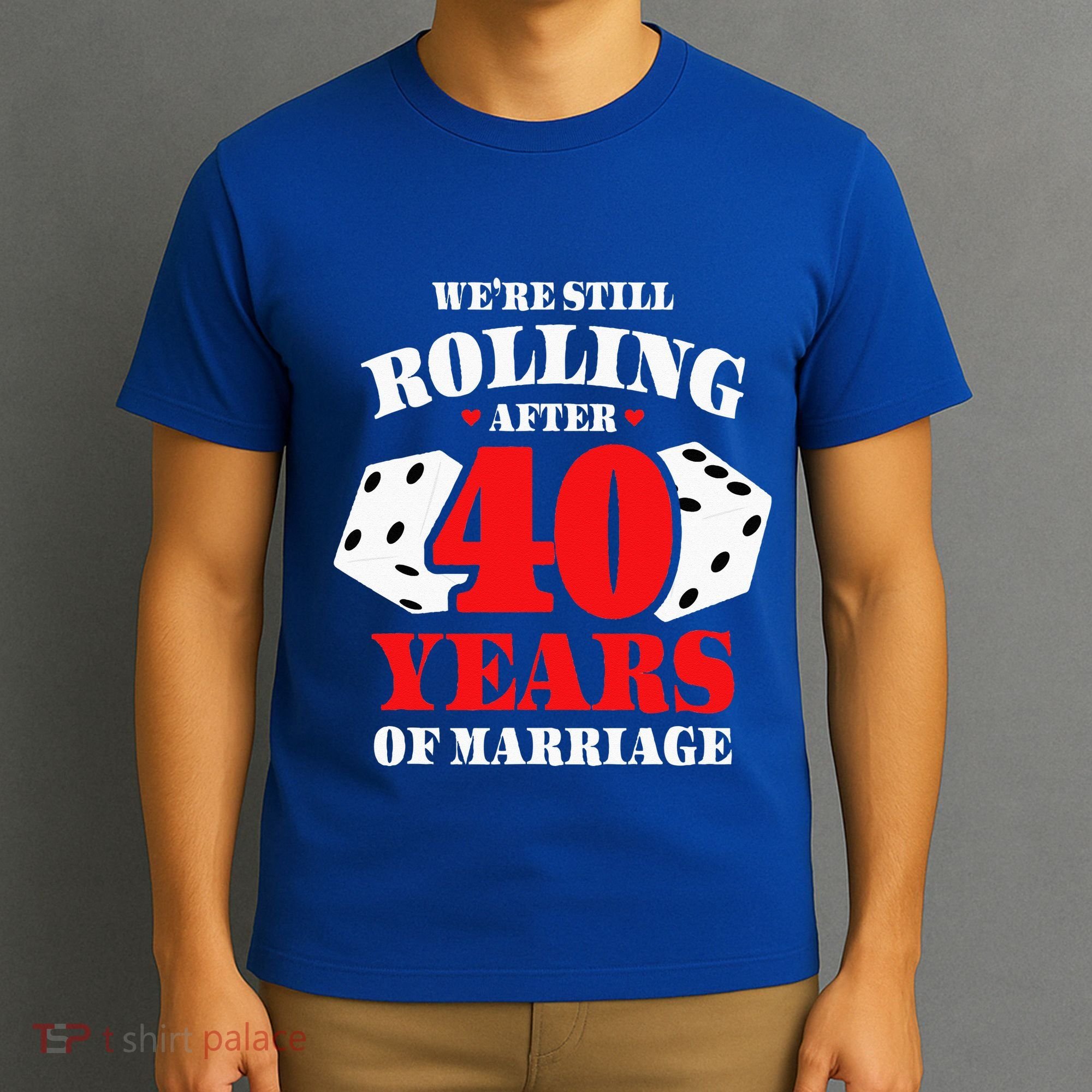 Couples Married 40 Years Funny 40th Wedding Anniversary T-Shirt