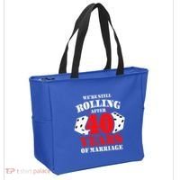 Couples Married 40 Years Funny 40th Wedding Anniversary Tote Bag thumb 2