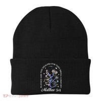 Christian Matthew 5-4 Bible Verse Nurse Stethoscope Flower Beanie thumb 0