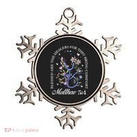 Christian Matthew 5-4 Bible Verse Nurse Stethoscope Flower Ornament thumb 0