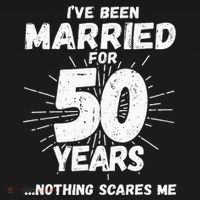 Couples Married 50 Years Funny 50th Wedding Anniversary Apron thumb 3