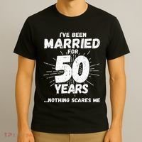 Couples Married 50 Years Funny 50th Wedding Anniversary T-Shirt thumb 3