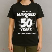 Couples Married 50 Years Funny 50th Wedding Anniversary T-Shirt thumb 4