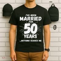 Couples Married 50 Years Funny 50th Wedding Anniversary T-Shirt thumb 6