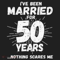 Couples Married 50 Years Funny 50th Wedding Anniversary Beanie thumb 2