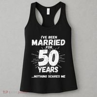 Couples Married 50 Years Funny 50th Wedding Anniversary Women's Tank Top thumb 3