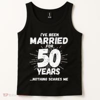 Couples Married 50 Years Funny 50th Wedding Anniversary Tank Top thumb 2