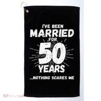 Couples Married 50 Years Funny 50th Wedding Anniversary Golf Towel thumb 0