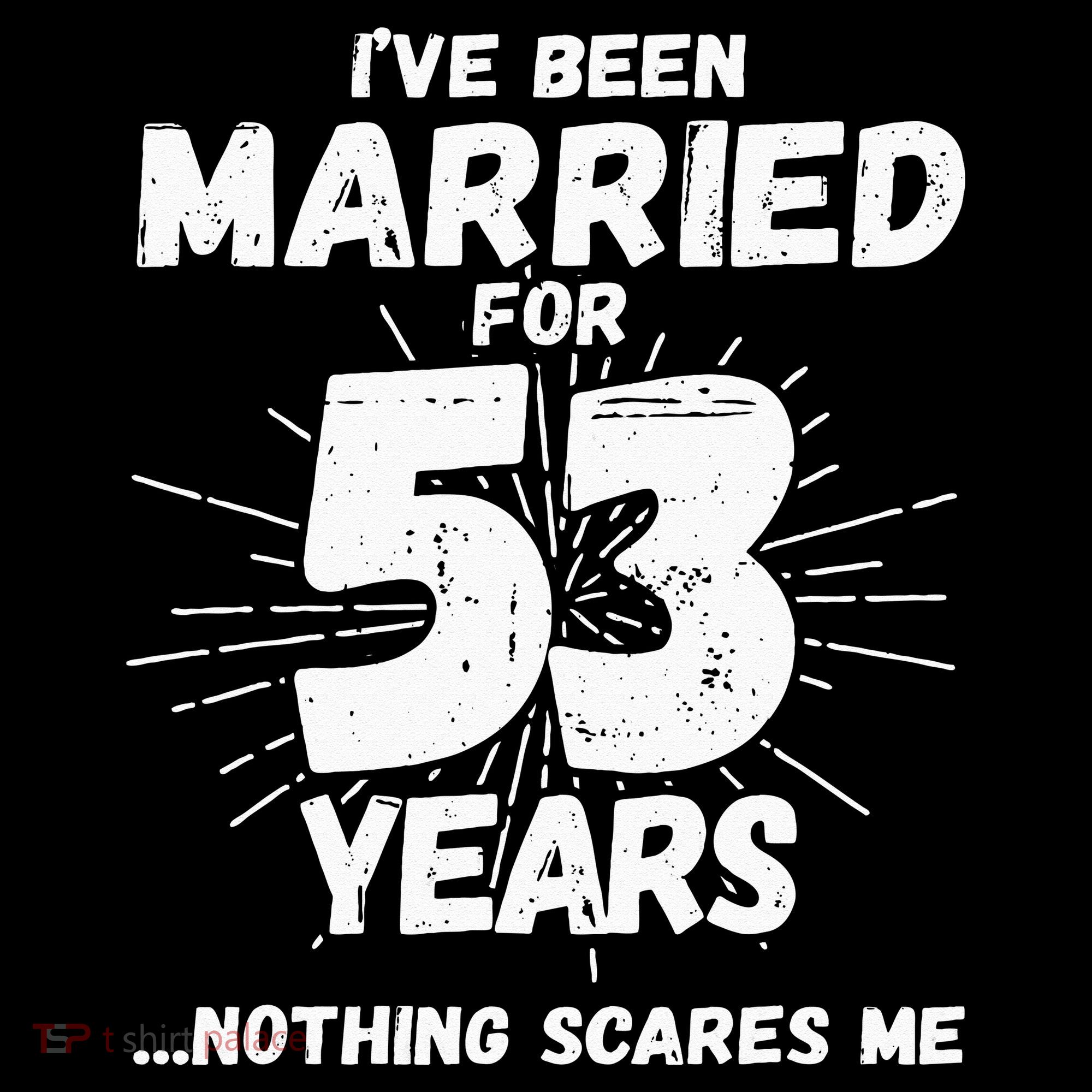 Couples Married 53 Years Funny 53rd Wedding Anniversary Women's Hoodie